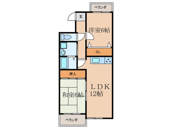 エクシード・こはたの物件間取画像